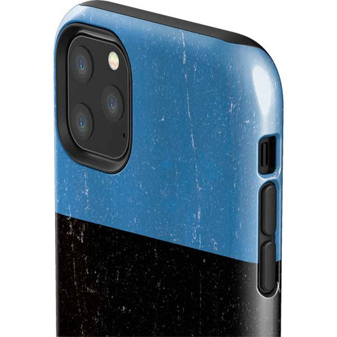Estonia Flag Distressed iPhone 11 Pro Max Impact Case